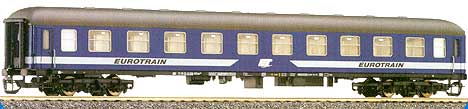 Passenger car &quot;Eurotrain&quot; 1st class owned by IGE - Bah<br /><a href='images/pictures/Tillig/13705.jpg' target='_blank'>Full size image</a>